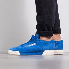 Boty - Reebok Classic | MODRÁ | 46 - PÁNSKÉ BOTY sneakers Reebok Ex-O-Fit Lo Clean Vintage \"Awesome Blue\" BD3389