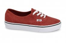 Boty - Vans | CZERWONY | 38 - Dámské boty sneakers Vans Ua Authentic V38EMU56