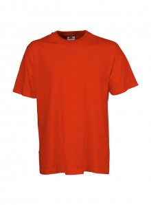 Pánské tričko Basic - Oranžová S
