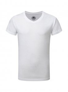 Chlapecké tričko HD V-výstřih - Bílá 128 (7-8)