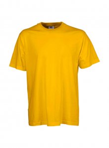 Pánské tričko Basic - Žlutá S