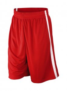 Pánské šortky Quick Dry - Červená a bílá XS