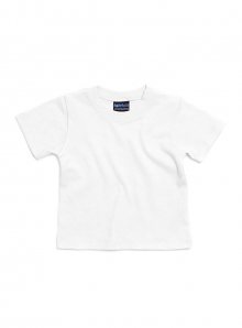 Bavlněné tričko - Bílá 3-6m