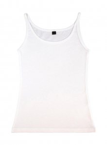 Dámský vypasovaný nátělník - Bílá M