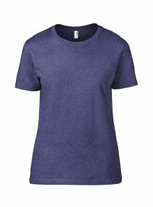 Přiléhavé tričko Fashion - Modrá žíhaná S