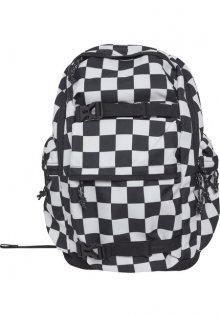 Urban Classics Backpack Checker black & white black/white - UNI