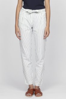 Kalhoty GANT O2. STRIPED LINEN PANTS