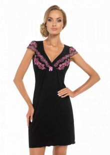 Donna Aura černá Noční košile XXL černá