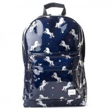 Batoh Spiral Black Unicorns Backpack Bag - UNI