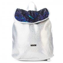 Batoh Spiral Liberty Ariel Sequins Silver Backpack Bag - UNI