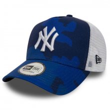 Kšiltovka New Era 9Forty A Frame Trucker MLB Camo NY Yankees Blue - UNI