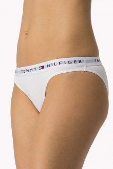 Tommy Hilfiger bílé kalhotky Bikini Iconic  - XS