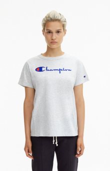Boty - Champion | SZARY | S - Dámská tričko Champion Crewneck T-shirt 110992 EM004