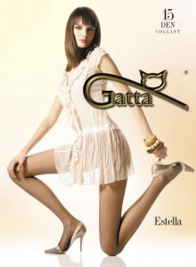 Punčocháče Gatta Estella 15 DEN 2-S Beige (béžová)
