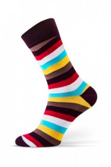 Sesto Senso Finest Cotton pruhy/pruhy Ponožky 43-46 vícebarevná