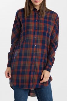 KOŠILE GANT O2. HYGGE CHECK LONG SHIRT