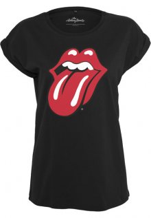 Mr. Tee Rolling Stones Tongue Ladies Tee black - XS