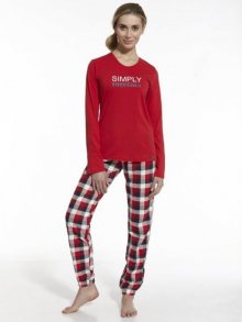 Cornette Simply Together 673/42 Dámské pyžamo XL červená