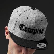 Mr. Tee Compton Snapback h.grey/blk - UNI