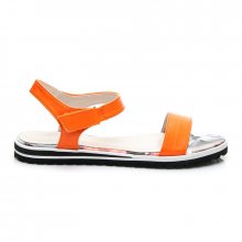 Luxusní dámské sandále - oranžové