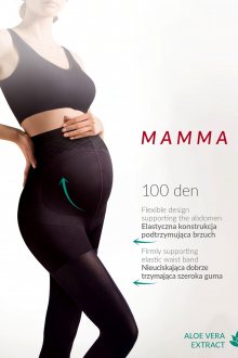 Těhotenské kotníkové legíny 173 Mamma 100 den smoky