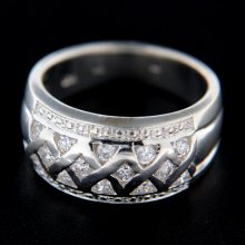 Stříbrný prsten 14765
