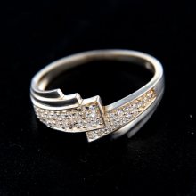Stříbrný prsten 14807