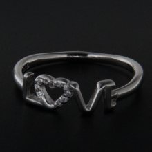 Stříbrný prsten 38203