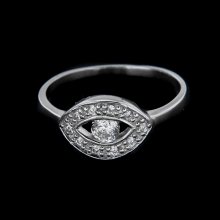 Stříbrný prsten 16558