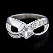 Stříbrný prsten 14824