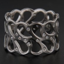 Stříbrný prsten 49358