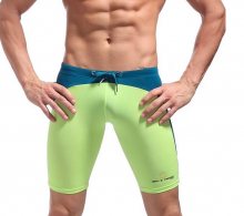 BRAVE PERSON sportovní zelené dlouhé boxerky a současně sportovní kraťasy Comfort 