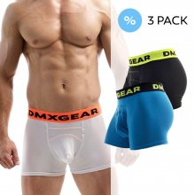 DMXGEAR 3 Pack Luxusních pánských boxerek Anatomically Fit