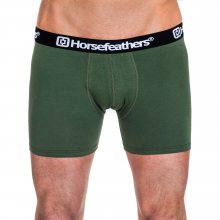 HORSEFEATHERS pánské zelené boxerky Dynasty Boxer Shorts Olive