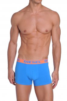DIESEL boxerky světle modré Fresh & Bright Shawn s oranžovou gumou