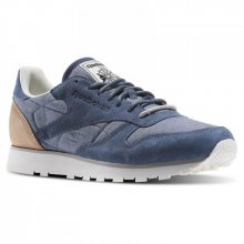 Reebok CL Leather Fleck modrá EUR 42