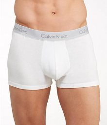 CALVIN KLEIN bílé boxerky Superior Plus Trunk U3057A