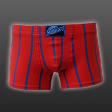 STYX UNDERWEAR pánské boxerky červené s modrými pruhy Q760
