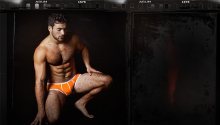 AUSSIEBUM oranžové pánské boxerky Orange Billy