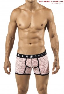 MALE BASICS boxerky BYBLOS s červeným vzorem MBG05