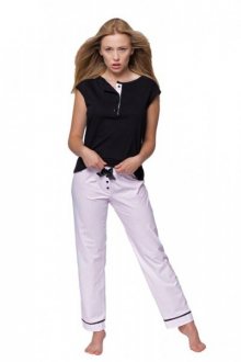 Sensis Bianka Dámské pyžamo XL černo-růžová