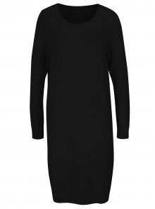 Černé svetrové šaty VILA Ril