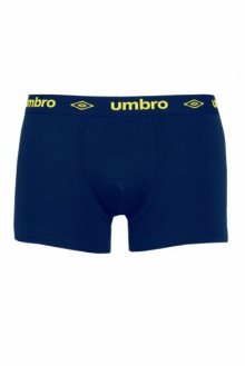 Umbro Sign navy-yellow Pánské boxerky XL tmavě modrá-žlutá