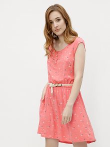 Růžové dámské vzorované šaty Ragwear Zephie