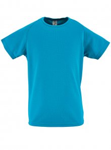 Neonové sportovní tričko - vodová 8-9