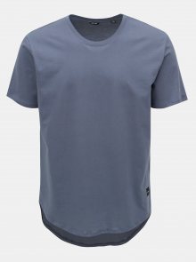 Modré dlouhé basic tričko ONLY & SONS Matt