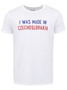 Bílé pánské tričko  ZOOT Originál I Was Made in Czechoslovakia