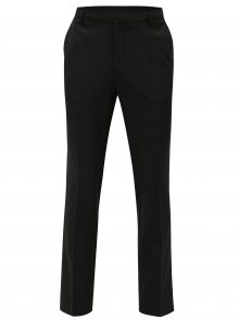Tmavě šedé oblekové kalhoty Burton Menswear London 