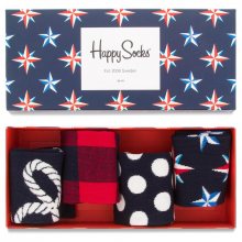 Happy Socks dárkový set ponožek Nautical  - 36-40