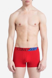 Calvin Klein červené pánské boxerky Trunk - S